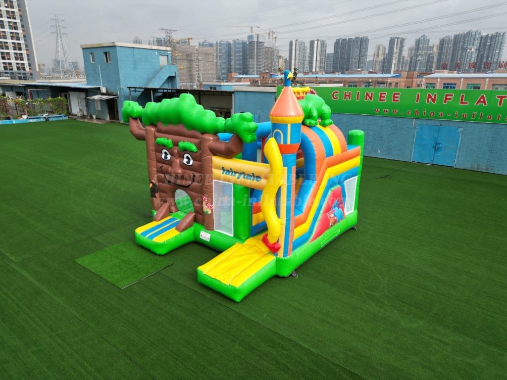 T2-8001 FairyTale Bouncy Castle & Slide
