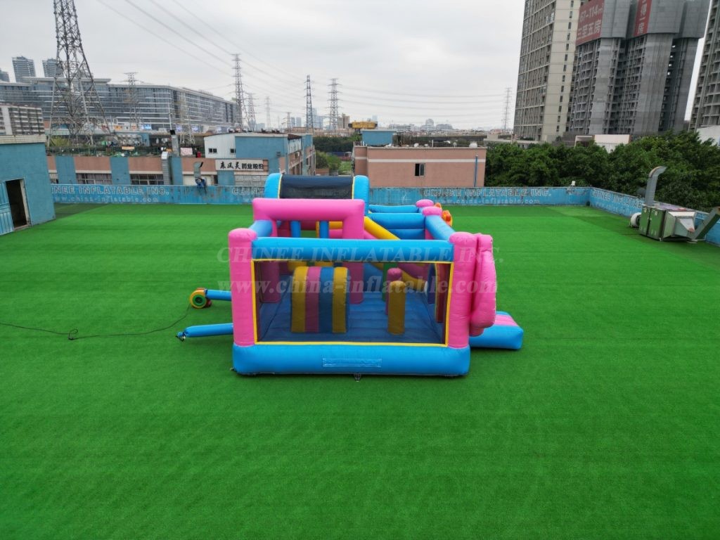 T2-8109 Unicorn Theme Bouncy Castle With Slide